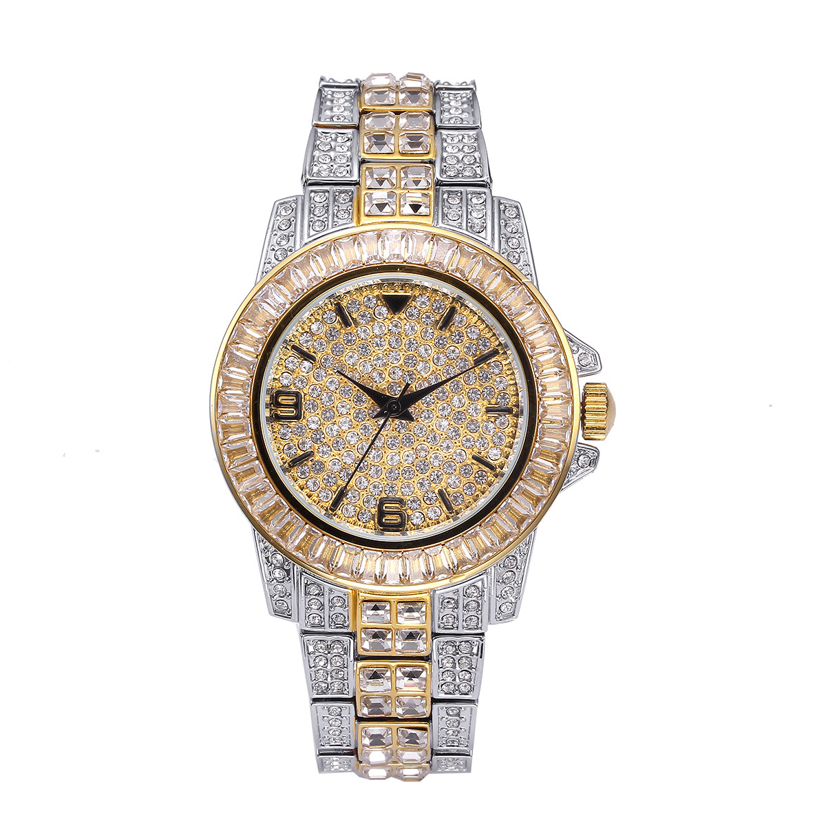 Luxury Full Stone Quartz Watch - Jewelry For Watches review and price