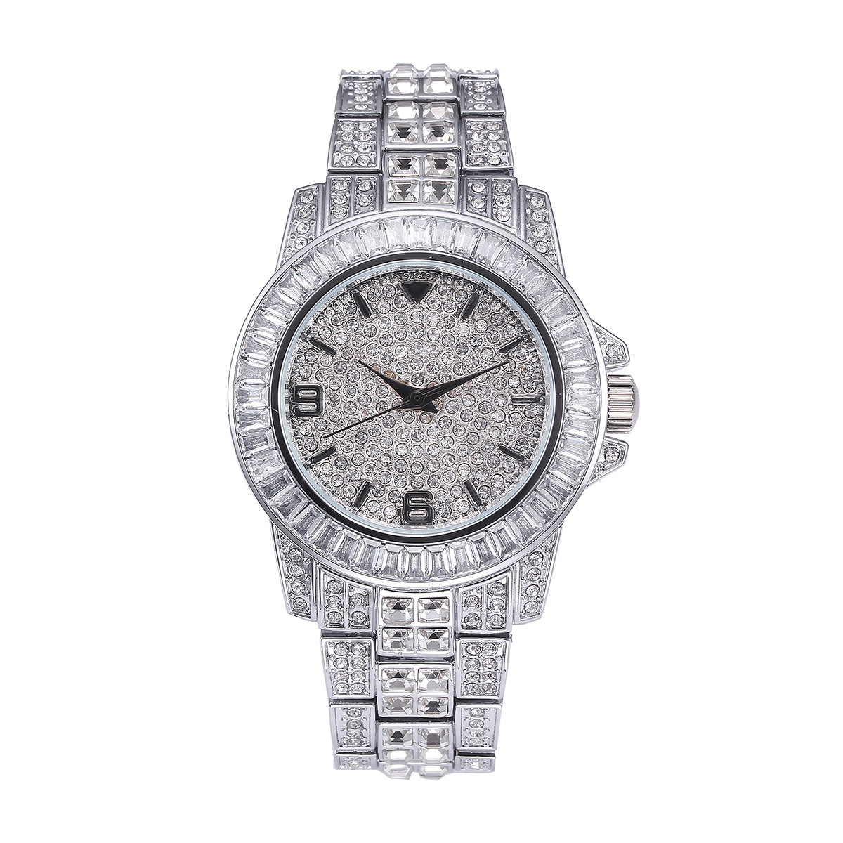 Luxury Full Stone Quartz Watch - Jewelry For Watches review and price