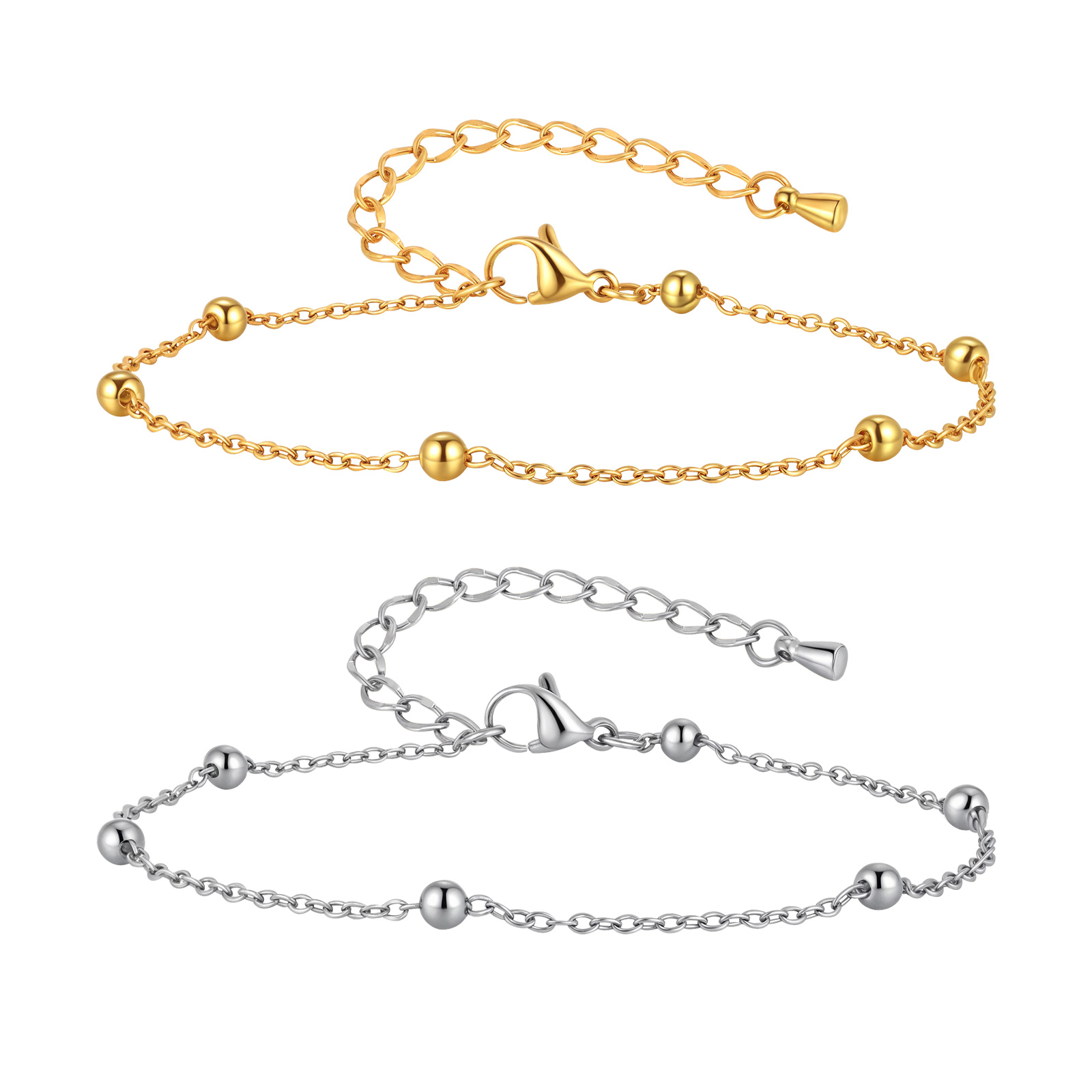 Stainless Steel Beaded Chain A - Jc Jewelry & Watches Photos review and price